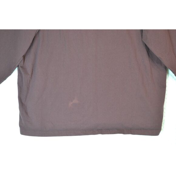 Duluth Trading Co Men's 2XL Relaxed Fit Long Tail Tee Maroon Long Sleeve - Picture 7 of 11